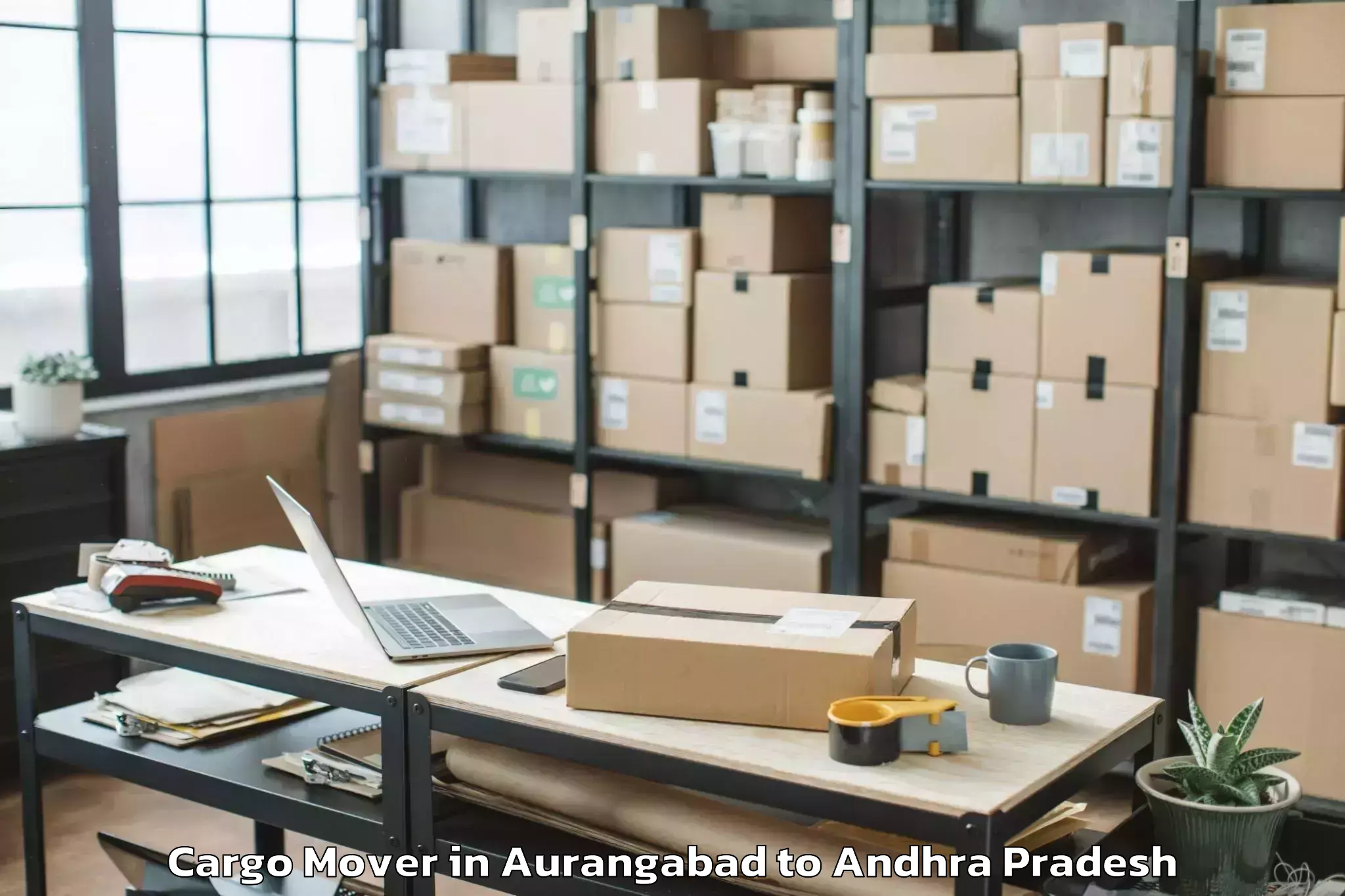 Leading Aurangabad to Bellamkonda Cargo Mover Provider